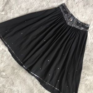 Mix Nouveau Black Sparkle Skirt